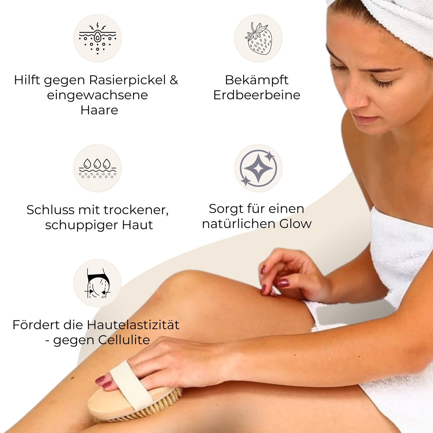 GlowBrush - Vegane Trockenbürste für strahlende & gepflegte Haut